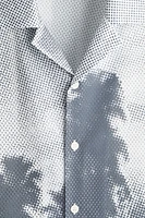 Loose-Fit Mesh Resort Shirt