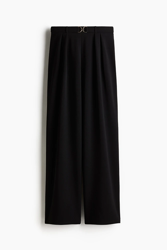 Buckle-detail Dress Pants