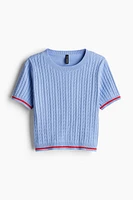 Cable-Knit Top