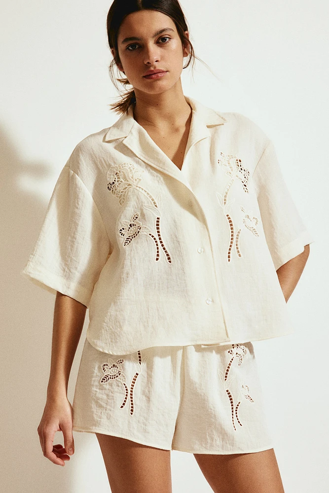 Eyelet Embroidered Shirt
