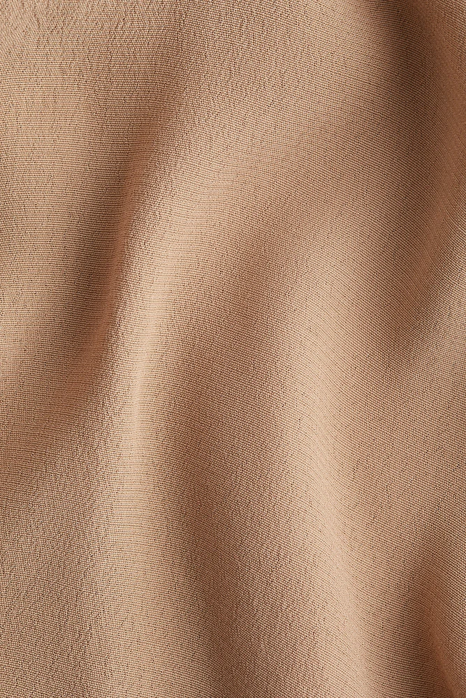 Flared-Skirt Lacing-Detail Dress