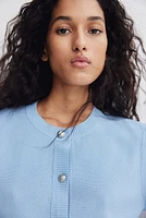 Fine-Knit Cardigan