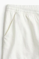 Linen-blend Pull-on Shorts