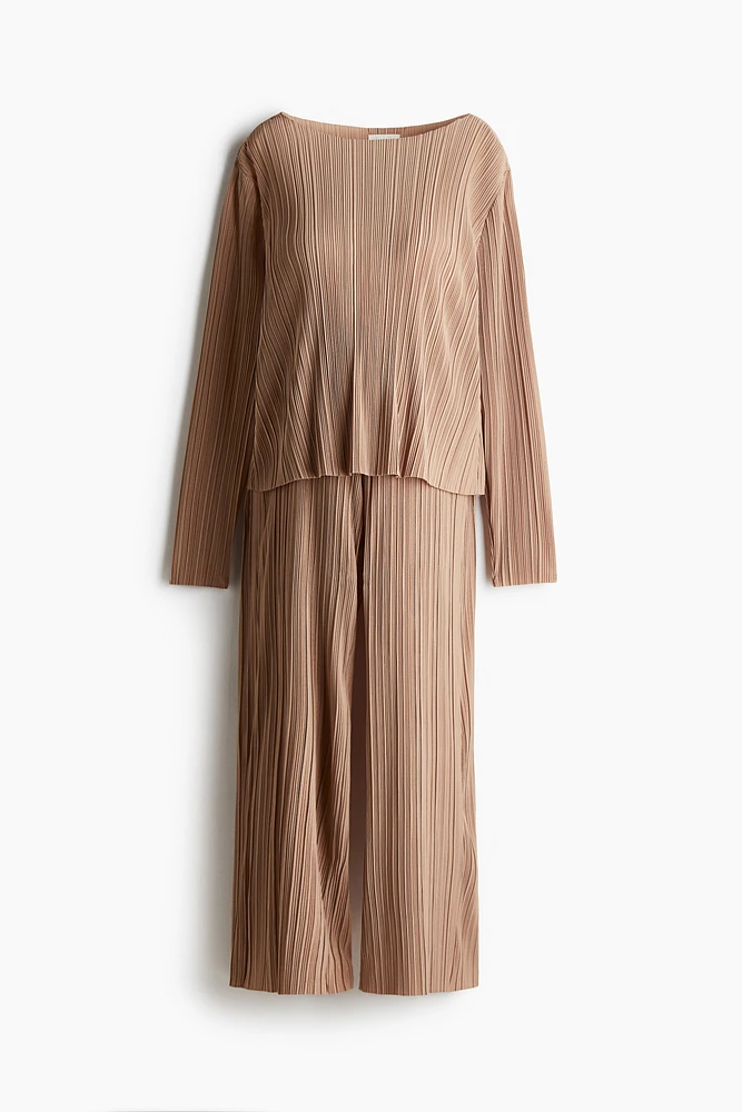 MAMA 2-piece Plissé Set