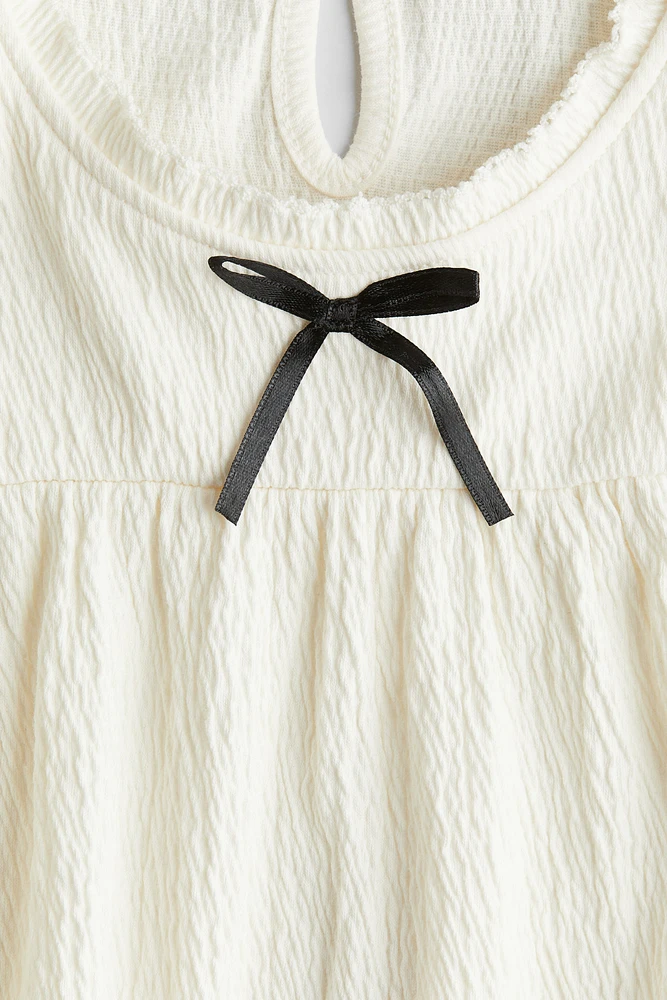 Picot-Trimmed Blouse