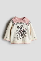 Jacquard-Knit Sweater