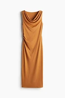 Draped Midi Dress