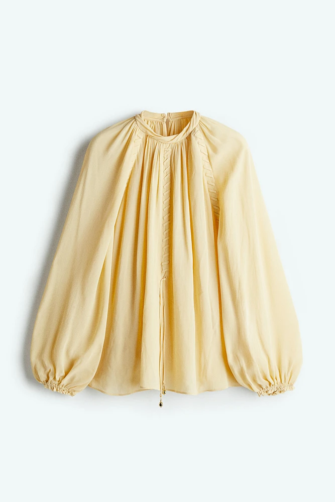 Oversized Chiffon Blouse
