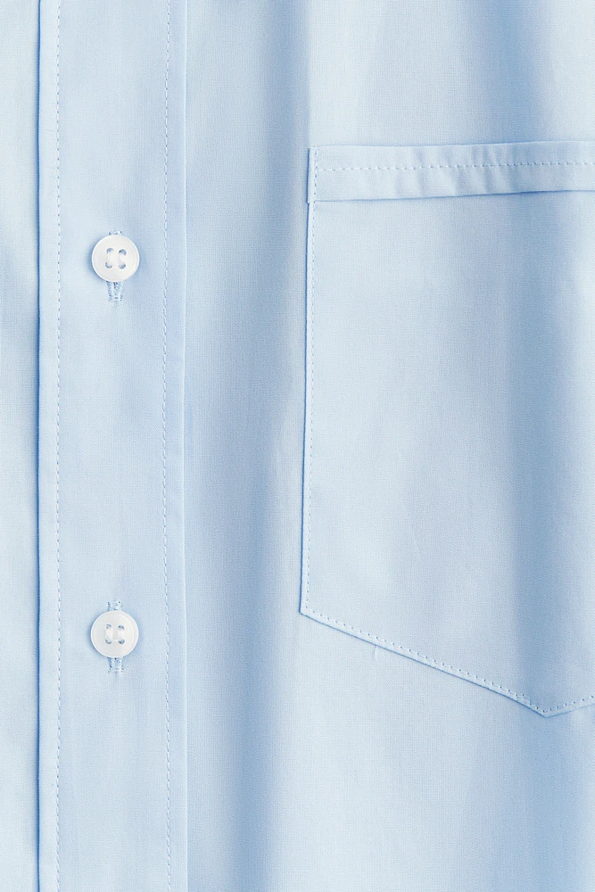 Loose-fit cotton shirt