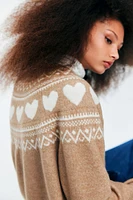 Jacquard-Knit Sweater