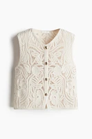 Crochet-Look Vest