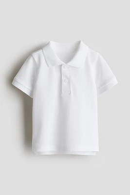 Cotton Pique Polo Shirt