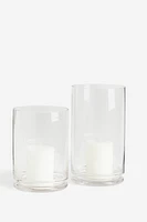 Grande lanterne en verre