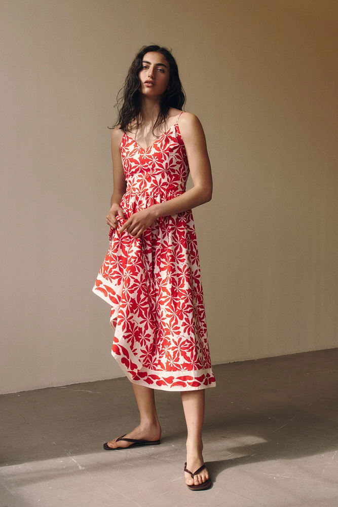 Robe à bretelles fines