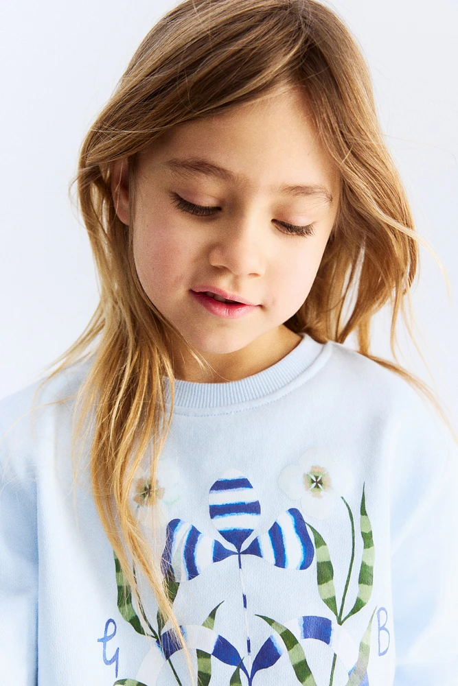 Printed Cotton Sweatshirt