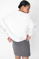 Oversized Printed Sweatshirt