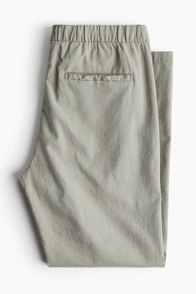 Regular Fit Linen-blend Pants