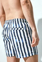 Patterned Swim Shorts