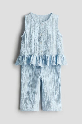 2-Piece Seersucker Set