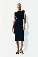 Draped Bodycon Dress