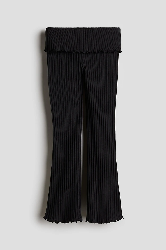 Flared Jersey Pants