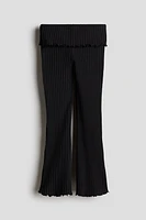 Flared Jersey Pants
