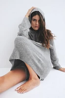 Hooded Fine-Knit Dress