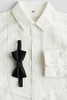 Chemise de smoking avec nœud papillon