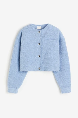 Oversized Button-front Jacket