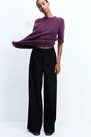 Mohair-blend Knit Top