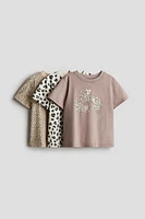 3-Pack Printed Jersey Tops