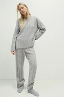 Oversized Rib-knit Sweater
