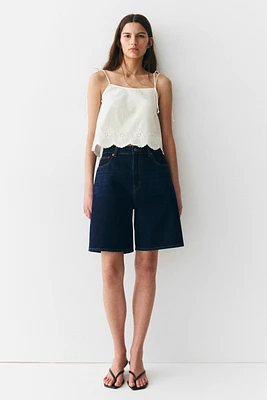 Denim Bermuda Shorts
