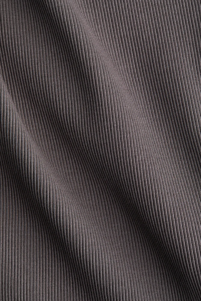 Ribbed Silk-Blend Tank Top
