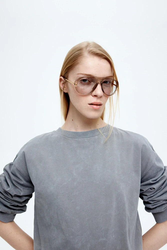 Washed-Look Top