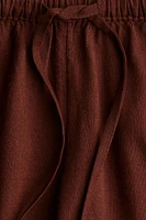 Straight-Leg Drawstring Pants