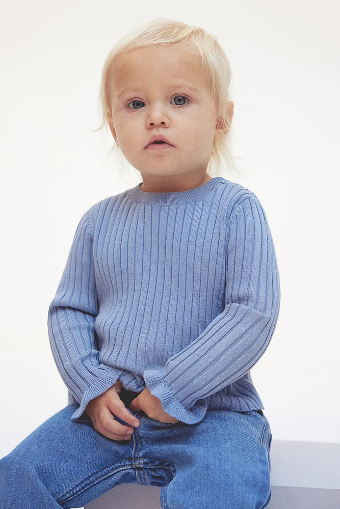 Rib-knit Sweater