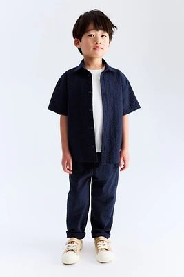 Cotton Seersucker Pants