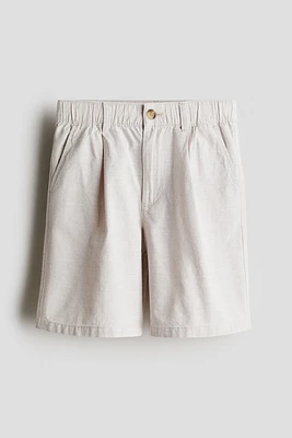 Short coutil en coton