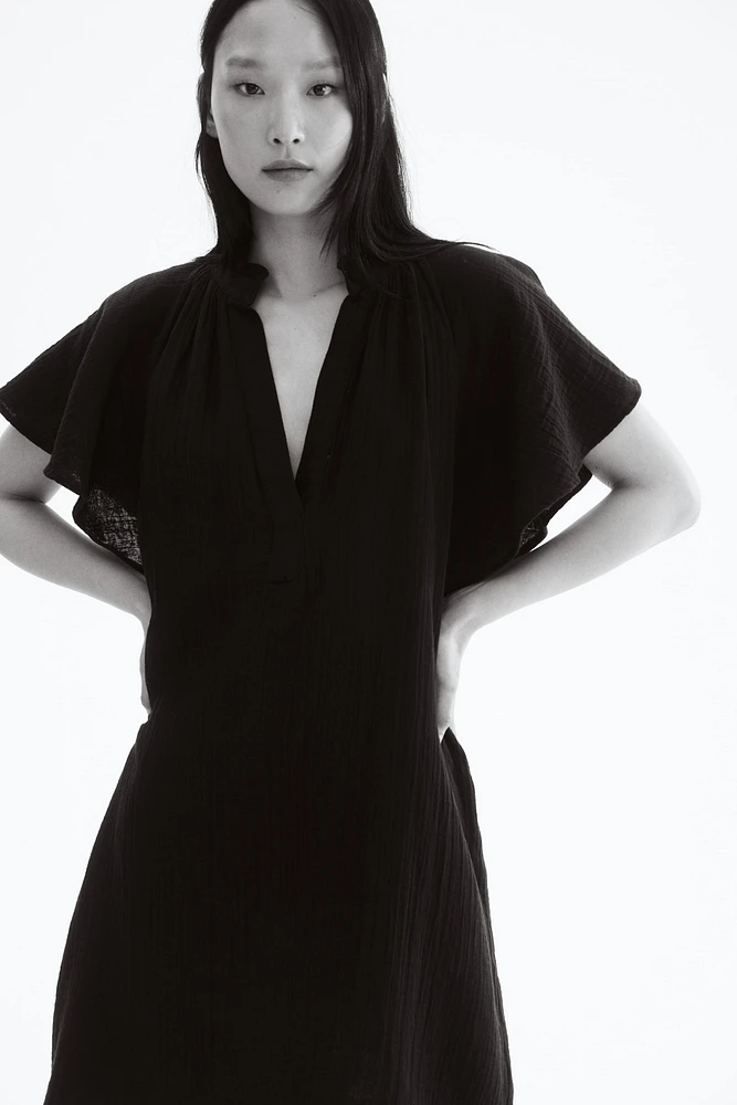 A-Line Muslin Dress