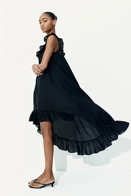 Ruffle-Trimmed Dress