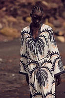 Tie-Belt Tunic Dress