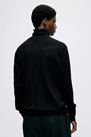 Slim Fit Fine-Knit Turtleneck Sweater