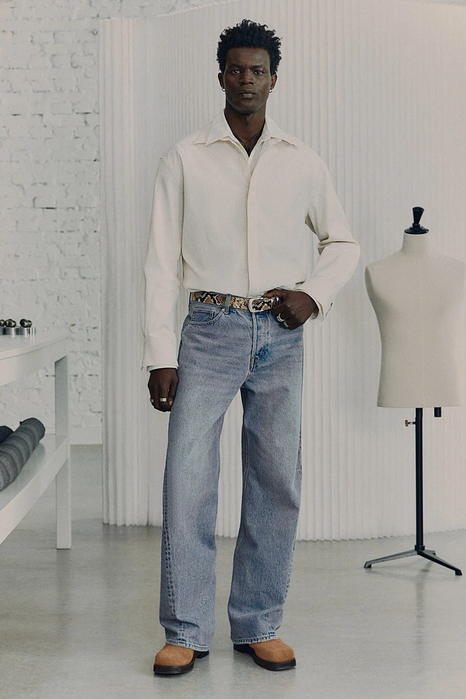Jacquard-Weave Shirt