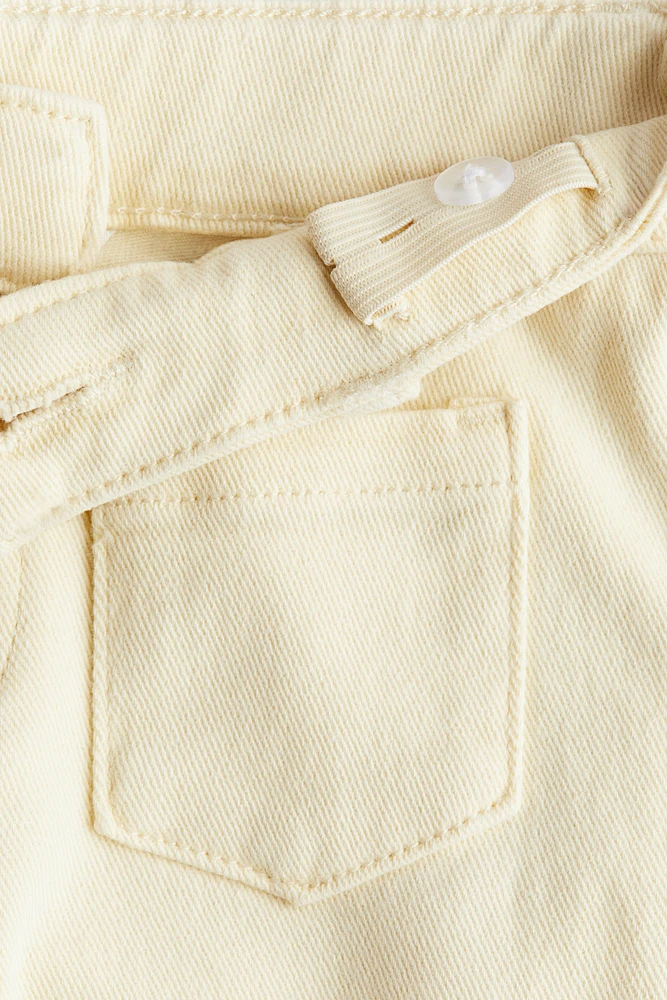 Flared Twill Pants