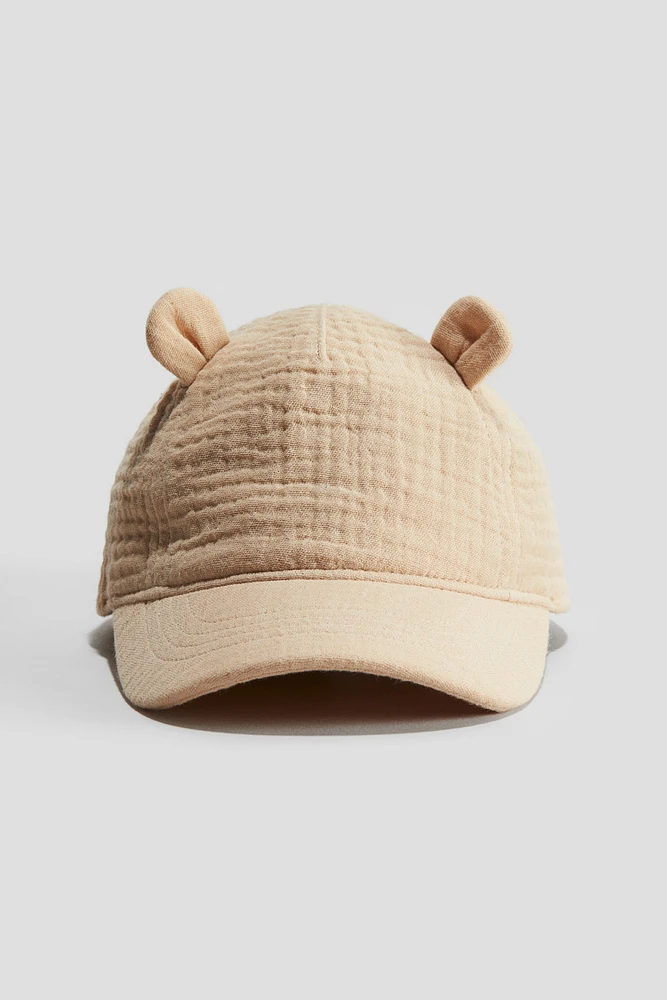 Appliquéd Cotton Cap