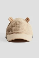 Appliquéd Cotton Cap