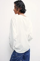 Long-sleeved Jersey Top
