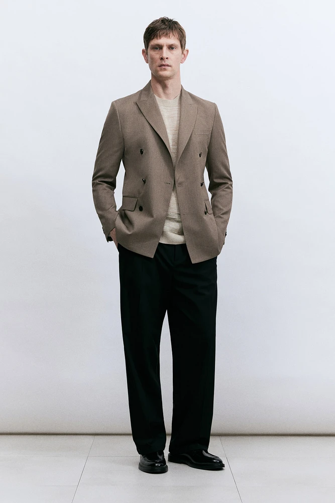 Regular-Fit Double-Breasted Jacket