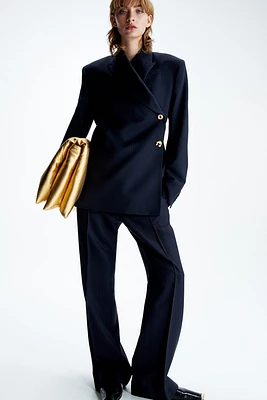 Pantalon sur mesure en laine mélangée